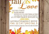 Fall themed Party Invitations Fall Engagement Party Invitations Oxsvitation Com