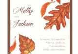 Fall themed Party Invitations Fall Invitations