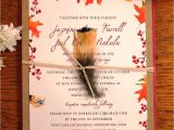 Fall themed Wedding Invitations Cheap Beautiful Fall Wedding Invitations with orange Burst