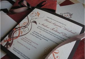 Fall themed Wedding Invitations Cheap Diy Wedding Challenge Elegant Fall Colored Wedding