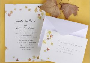 Fall themed Wedding Invitations Cheap top 5 Autumn Fall Wedding Invitation Ideas