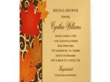 Fall themed Wedding Shower Invitations Bridal Shower Invitation Autumn Fall theme 5 Quot X 7