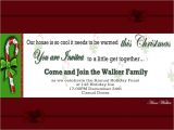 Family Holiday Party Invitation Wording Christmas Invitation Template and Wording Ideas