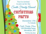 Family Holiday Party Invitation Wording Family Christmas Invitations Rhymes
