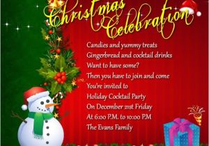Family Holiday Party Invitation Wording Family Christmas Party Invitation Ideas Fun for Christmas
