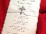 Fancy Baptism Invitations Munion Baptism Christening Fancy White and Silver Shimmer