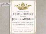 Fancy Bridal Shower Invitations Blush Pink and Gold Bridal Shower Invitations Fancy Crown