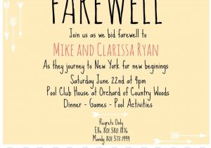 Farewell Party Invitation Wording for the Office 7 Best Farewell Invitation Images On Pinterest