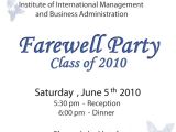Farewell Party Invite Email Farewell Party Invitation