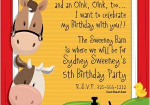 Farm Animal Birthday Invitation Template Free Barnyard Party Invitation Templates Kinder