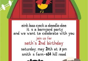 Farm Animal Birthday Invitation Template Free Printable Barnyard Farm Invitation Template Like