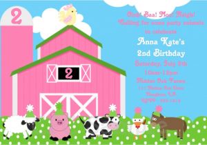 Farm Party Invitation Template Free Farm Birthday Invitations Ideas Bagvania Free Printable
