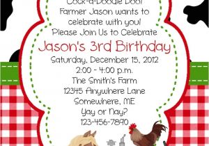 Farm Party Invitation Template Free Farm Party Invitations Farm Party Invitations together