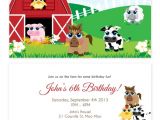 Farmyard Party Invitations Free Farm Animal Party Invitations