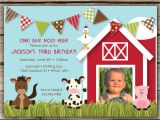 Farmyard Party Invitations Free Farmyard Fun Custom Photo Birthday Invitation for Any Age