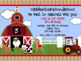 Farmyard Party Invitations Free Free Printable Kids Tractor Birthday Invitation