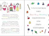Favorite Things Birthday Party Invitation Custom Birthday Party Invitation Favorite Things Party