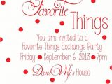 Favorite Things Christmas Party Invitation 1000 Ideas About Favorite Things On Pinterest