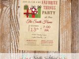 Favorite Things Christmas Party Invitation Items Similar to Vintage My Favorite Things Party