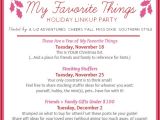 Favorite Things Party Invitation Wording Raising southern Grace these are A Few Of My Favorite