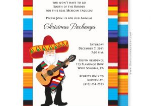 Fiesta Christmas Party Invitations Mexican Santa Christmas Invitation First Comes Love then