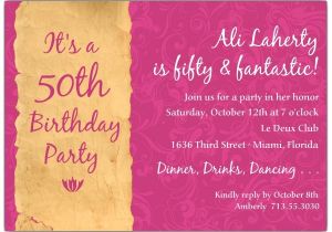 Fifty Birthday Invitation Wording Quotes for 50th Birthday Invitations Quotesgram