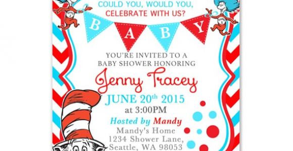 Find Dr Seuss Baby Shower Invitations Printable Dr Seuss Baby Shower Invitations for E Baby