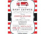 Fire Truck Baby Shower Invitations Cute Fire Truck Baby Shower Invitation