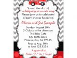 Fire Truck Baby Shower Invitations Firetruck Baby Shower Invitation