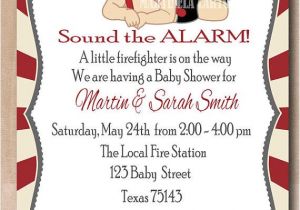 Firefighter Baby Shower Invitations Fireman Baby Shower Invitation Fireman From Martinela