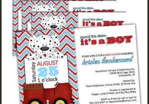 Firefighter themed Baby Shower Invitations Best Invitation Store On Etsy Lullabyloo Owner is