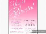 First Birthday Brunch Invitations Pink Bridal Shower Invitations Printed or Printable