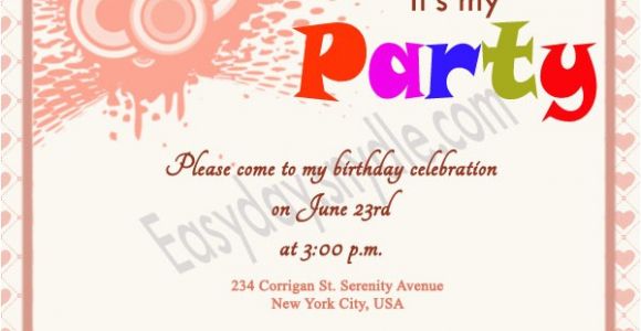 First Birthday Invitation Email First Birthday Invitation Wording and 1st Birthday
