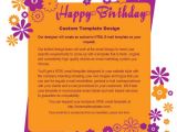First Birthday Invitation Email Happy Birthday Email Template First Birthday Invitations