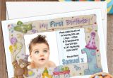 First Birthday Invitation Frames 10 Personalised First 1st Birthday Party Frame Photo