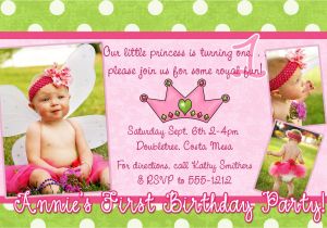 First Birthday Invitation Letter format Birthday Invitation Card Samples