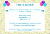 First Birthday Invitation Letter format Sample Birthday Invitation Templates