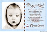 First Birthday Invitations Boy Wording Stripe 1st Birthday Invitation Little Boy Party
