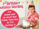 First Birthday Party Invitation Message 16 Great Examples Of 1st Birthday Invitation Wordings