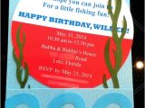 Fish themed Birthday Party Invitations Gone Fishing Birthday Invitations and Fishing On Pinterest