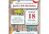Fishing themed Party Invitations Fishing theme Party Invitation Zazzle Com