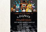 Five Nights at Freddy S Birthday Invitations Five Nights at Freddy S Invitation Five Nights by