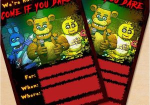 Five Nights at Freddy S Birthday Invitations Printable Free 16 Best Video Games Images On Pinterest