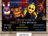 Five Nights at Freddy S Birthday Invitations Printable Free Five Nights at Freddy S Invitation Five Nights by