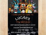 Five Nights at Freddy S Birthday Invitations Printable Printable Five Nights at Freddy S Invitation Five Nights
