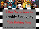 Five Nights at Freddy S Birthday Party Invitations 77 Best Fnaf Birthday Images On Pinterest Birthdays