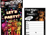 Five Nights at Freddy S Birthday Party Invitations Five Nights at Freddy 39 S Invitations 8 Birthdayexpress Com