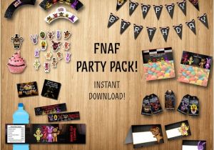 Five Nights at Freddy S Invitations Party City Five Nights at Freddy S Party Pack Fnaf Party by