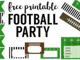 Flag Football Party Invitations Free Printable Football Decorations Football Party