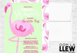 Flamingo Bridal Shower Invitations Flamingo Bridal Shower Invitation by Oohlallew On Etsy